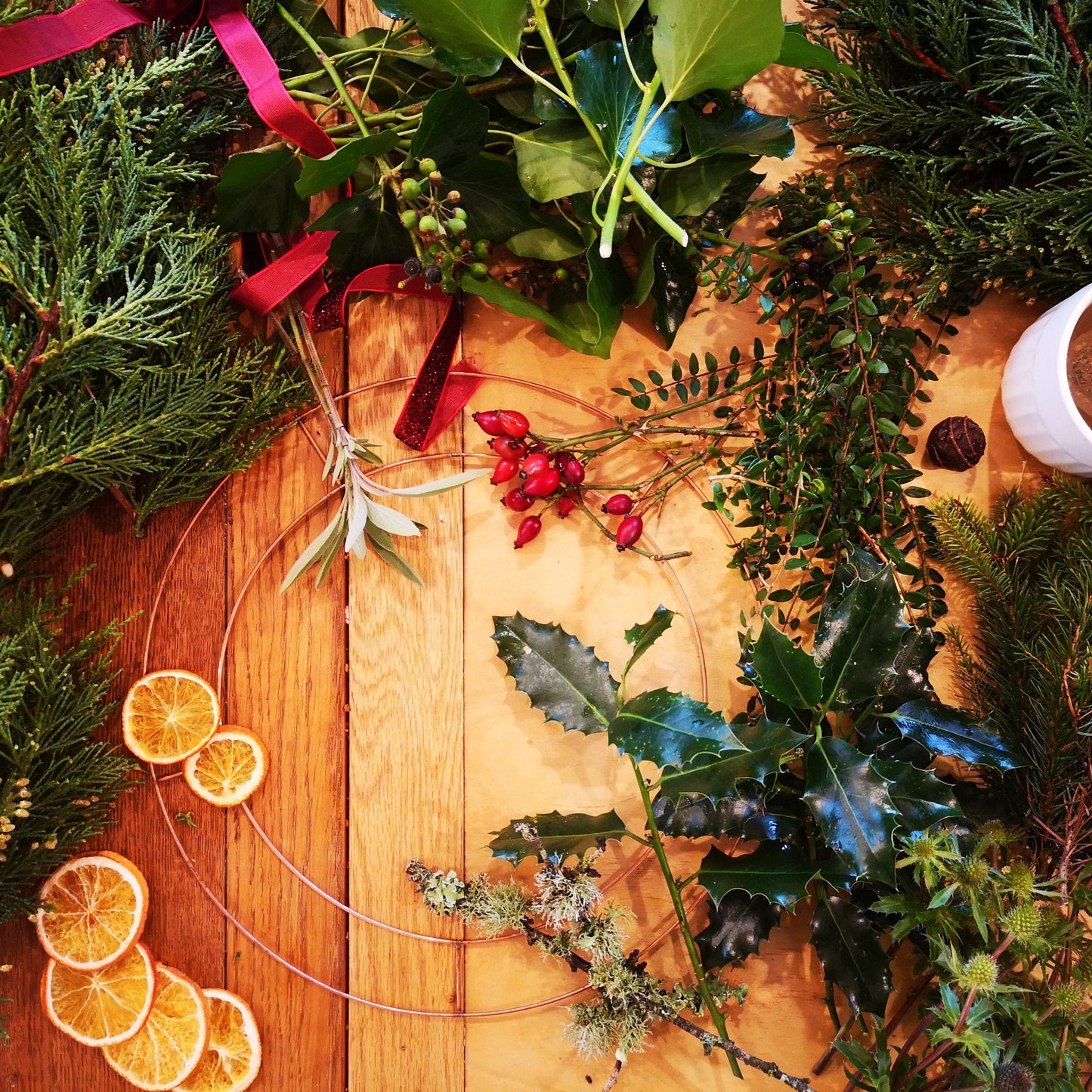 Christmas Wreath Workshop - Tuesday, December 2nd, 6:30pm - 8:30pm, Ah Sure Look It