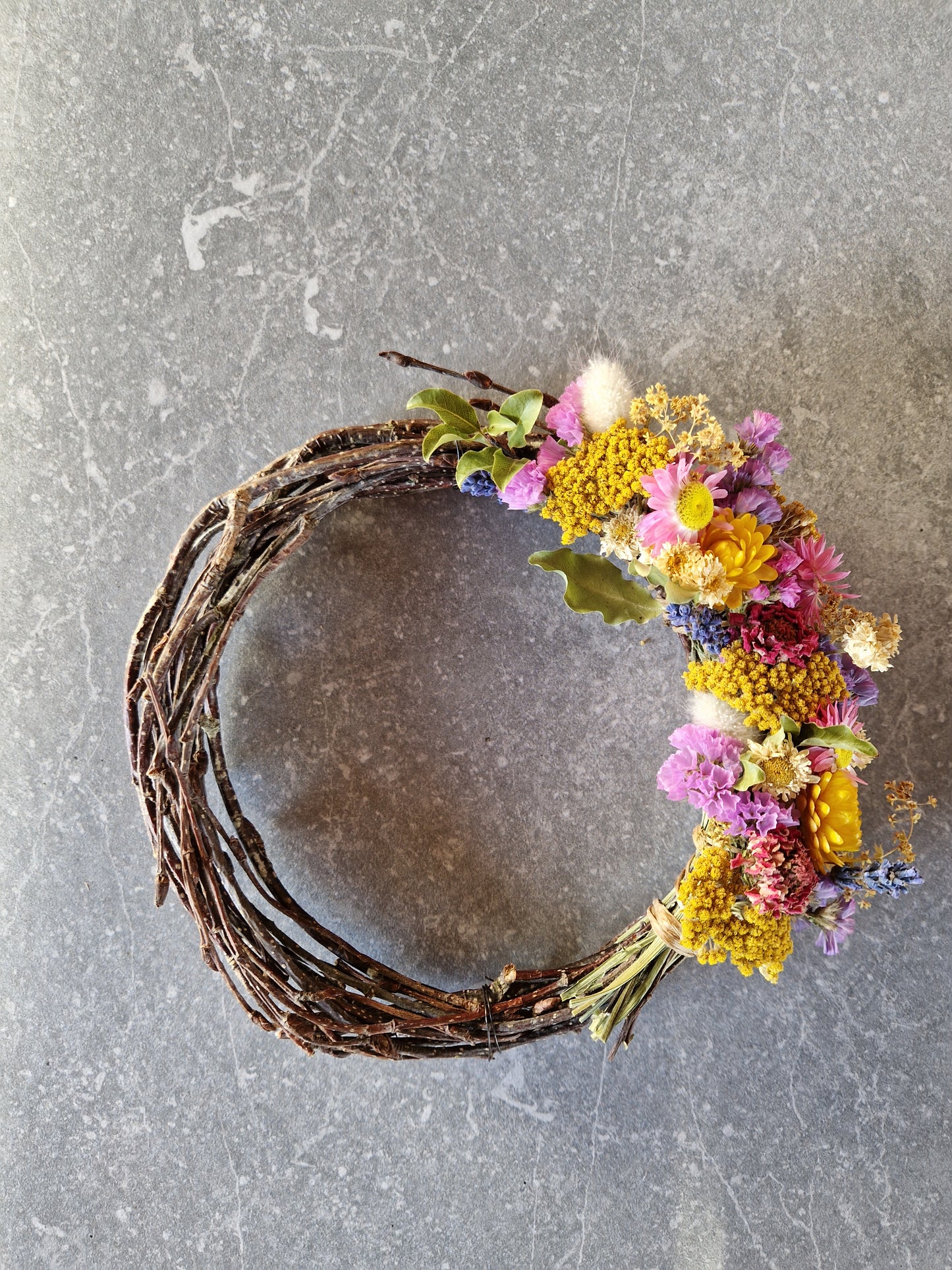 Dried Flower Wreath - Samhradh