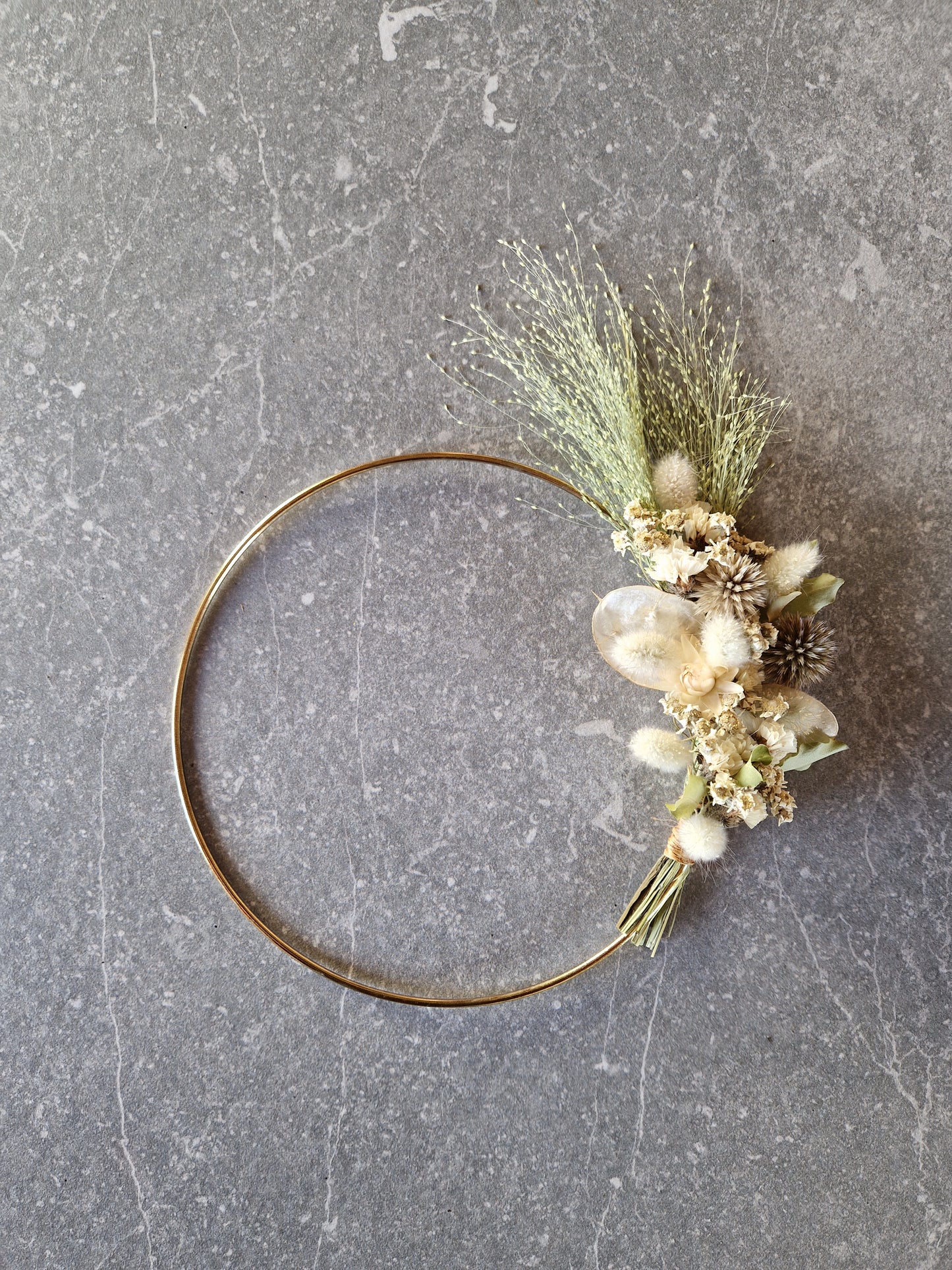 Dried Flower Wreath - Mist
