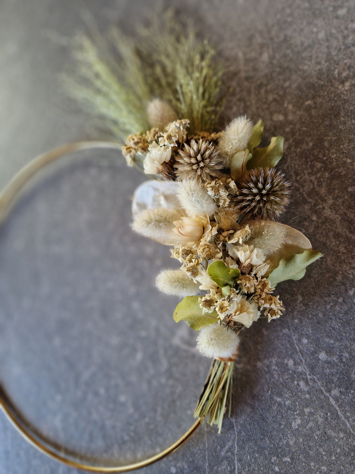 Dried Flower Wreath - Mist