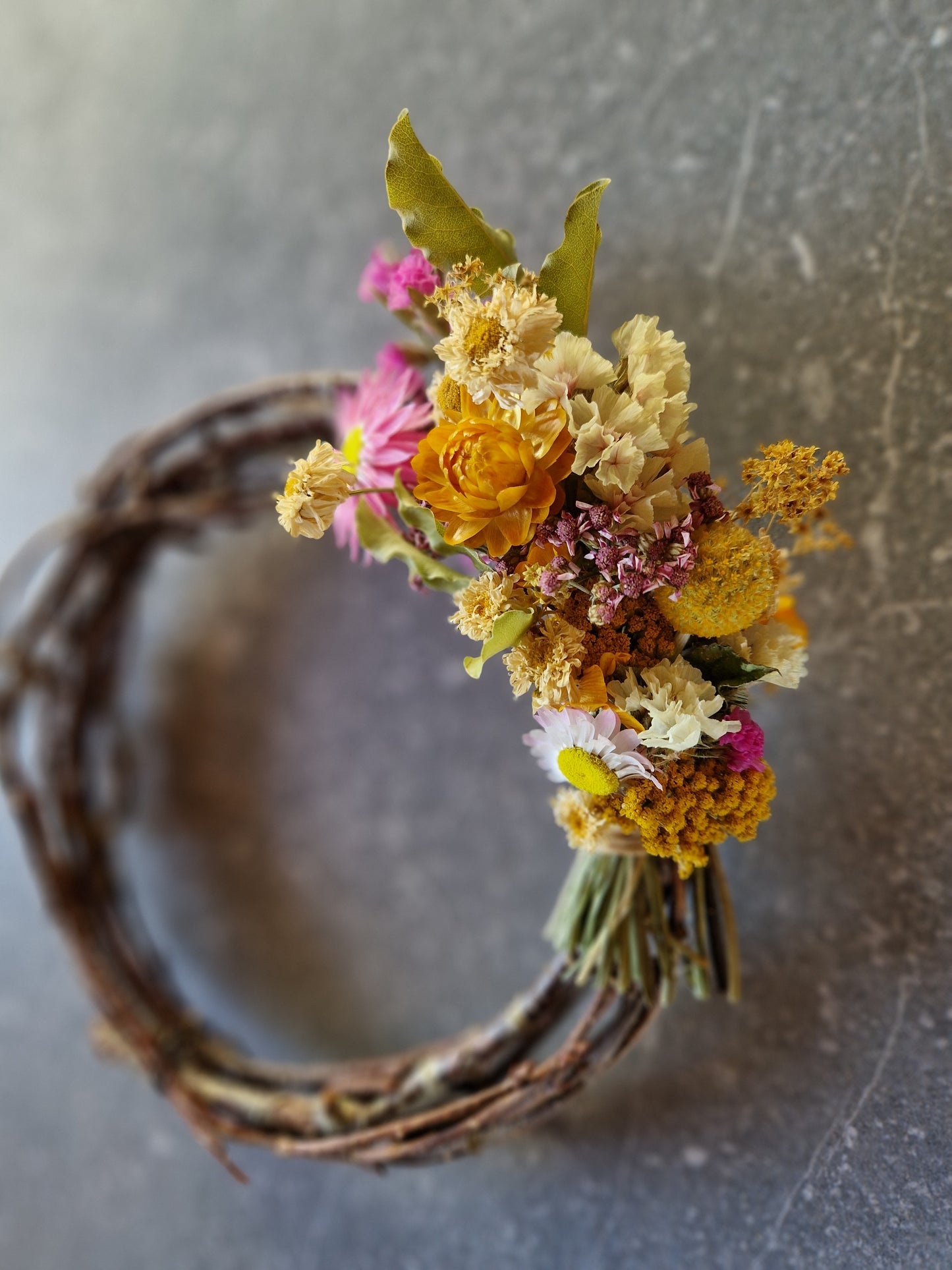Dried Flower Wreath - Summer Kiss