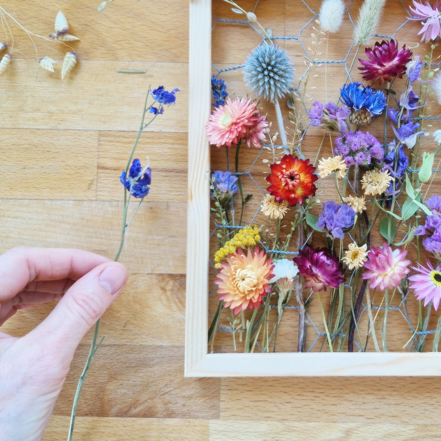 Dried Flower Frame Workshop - Sunday, March 15th, 2pm - 4pm, Mad Yolk Farm