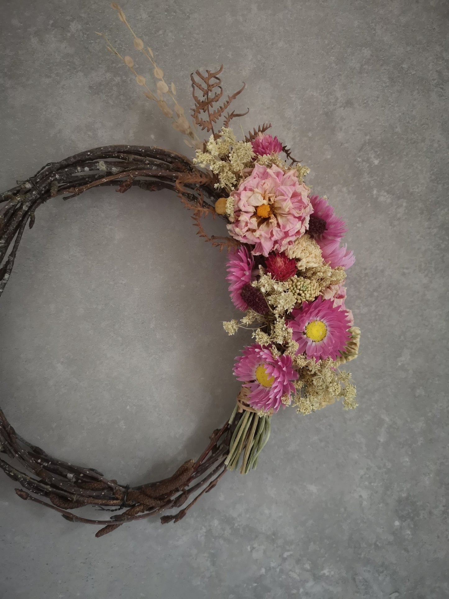 Dried Flower Wreath - Summer Kiss